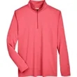 Team 365 Men's Zone Sonic Heather Performance Quarter-Zip | https://www.bestnamebadges.com