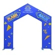 Custom A Shape Arch Stand | https://www.bestnamebadges.com