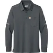 Carhartt FLD & RSCU Long Sleeve Polo | https://www.bestnamebadges.com