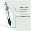 Colored Grip Gel Pen | https://www.bestnamebadges.com