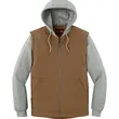 CornerStone Duck Fleece Full-Zip Hooded Jacket | https://www.bestnamebadges.com