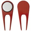 Clear Pillow Pack Golf Gift Set - Divot Tool & Bag Tag | https://www.bestnamebadges.com