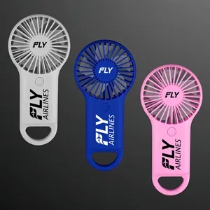 Deluxe Mini Fan w/ Carabiner No Light