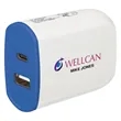 UL Listed 2-In-1 USB Type-C Wall Adapter | https://www.bestnamebadges.com