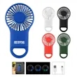 Rechargeable Handheld Fan with Carabiner 2.0 | https://www.bestnamebadges.com