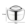 Creative Apple-Shaped Stainless Steel Insulated Lunch Box | https://www.bestnamebadges.com