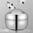 Creative Apple-Shaped Stainless Steel Insulated Lunch Box | https://www.bestnamebadges.com