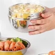 Creative Apple-Shaped Stainless Steel Insulated Lunch Box | https://www.bestnamebadges.com