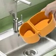 Portable 2-Compartment Silicone Container with Tethered Lid | https://www.bestnamebadges.com