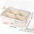 Airtight Food Storage Container & Snack Box w/ Locking Lid | https://www.bestnamebadges.com