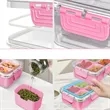 Airtight Food Storage Container & Snack Box w/ Locking Lid | https://www.bestnamebadges.com