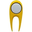 Clear Pillow Pack Golf Gift Set - Divot Tool & Bag Tag | https://www.bestnamebadges.com