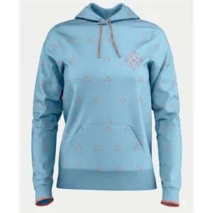 Women's Full Color Hoodie With Kangaroo Pocket