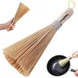 Bamboo Wok Brush & Kitchen Pot Scrubber with Hanging Loop | https://www.bestnamebadges.com