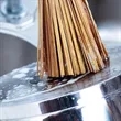Bamboo Wok Brush & Kitchen Pot Scrubber with Hanging Loop | https://www.bestnamebadges.com