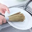 Bamboo Wok Brush & Kitchen Pot Scrubber with Hanging Loop | https://www.bestnamebadges.com