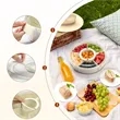 Rotating Serving Tray & Airtight Storage Container w/ Handle | https://www.bestnamebadges.com