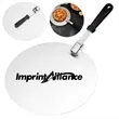 12In Round Stainless Steel Pizza Peel with Foldable Handle | https://www.bestnamebadges.com