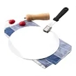 12In Round Stainless Steel Pizza Peel with Foldable Handle | https://www.bestnamebadges.com