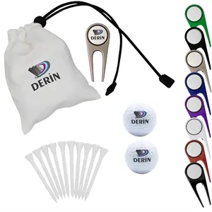 Microfiber Pouch Pack: Golf Essentials with Custom Logo