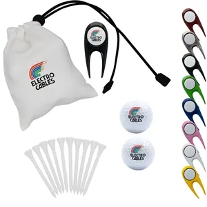 Microfiber Pouch Pack Golf Essentials Gift Set