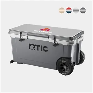 RTIC® 72 QT Ultra Light Wheeled Hard Cooler Ice Chest | https://www.bestnamebadges.com
