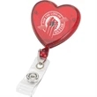 Heart Retractable Badge Reel | https://www.bestnamebadges.com