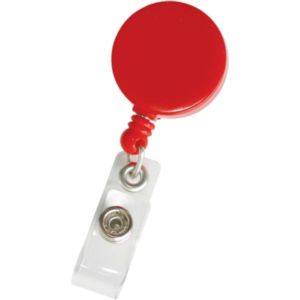 Round Retractable Badge Holder