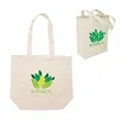 Soverna Natural Canvas Tote | https://www.bestnamebadges.com