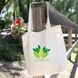 Soverna Natural Canvas Tote | https://www.bestnamebadges.com