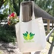 Soverna Natural Canvas Tote | https://www.bestnamebadges.com