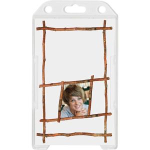 Hard Plastic Single Card ID Holder