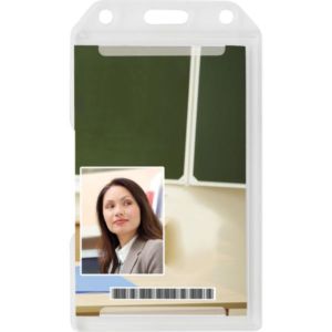 Hard Plastic Dual Side ID Holder