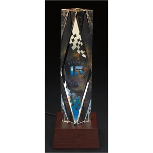 JAFFA® Dramatis Award with Lighted Base | https://www.bestnamebadges.com