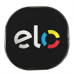 Metal Square Resin Dome Ball Marker