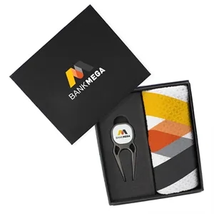 Sublimation Dormie Towel & Divot Tool Gift Box
