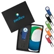 Golf Mini Presentation Box - Divot Tool & Towel | https://www.bestnamebadges.com