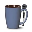 Roberta Mug & Spoon - 16oz - Deep Etch | https://www.bestnamebadges.com