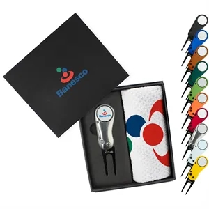 Exclusive Mini Presentation Box - Divot Tool & Towel