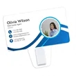 Magnetic Business Card with Clip | https://www.bestnamebadges.com