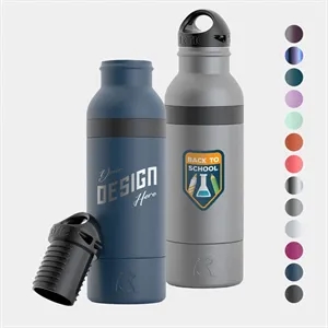 RTIC® Stainless Steel Vacuum Insulated Bottle Chiller | https://www.bestnamebadges.com