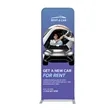 Fabric Banner Stand (Round Corners) Replace Graphic SS 5ft | https://www.bestnamebadges.com