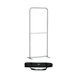 Fabric Banner Stand (Round Corners) Replace Graphic SS 5ft | https://www.bestnamebadges.com