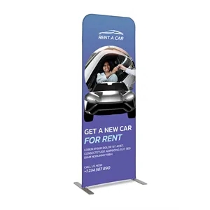 Fabric Banner Stand (Round Corners) Replace Graphic S 2.5ft