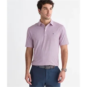 Vineyard Vines Men's Printed Sankaty Performance Polo