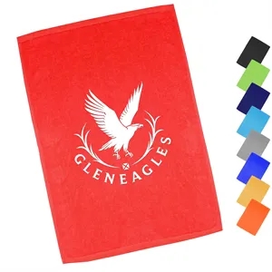 Luxury USA Cotton Terry Velour Sport Towel - (16" x 25")