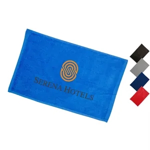 100% USA Cotton Sport Terry Velour Towel - (11" x 18")