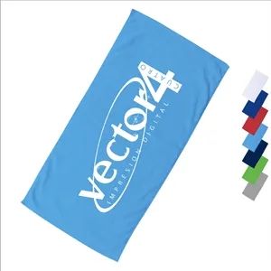 35" x 70" Luxury Terry Velour Beach Towel