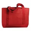 600 Denier Polyester Solid Color Tote Bag | https://www.bestnamebadges.com
