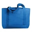 600 Denier Polyester Solid Color Tote Bag | https://www.bestnamebadges.com